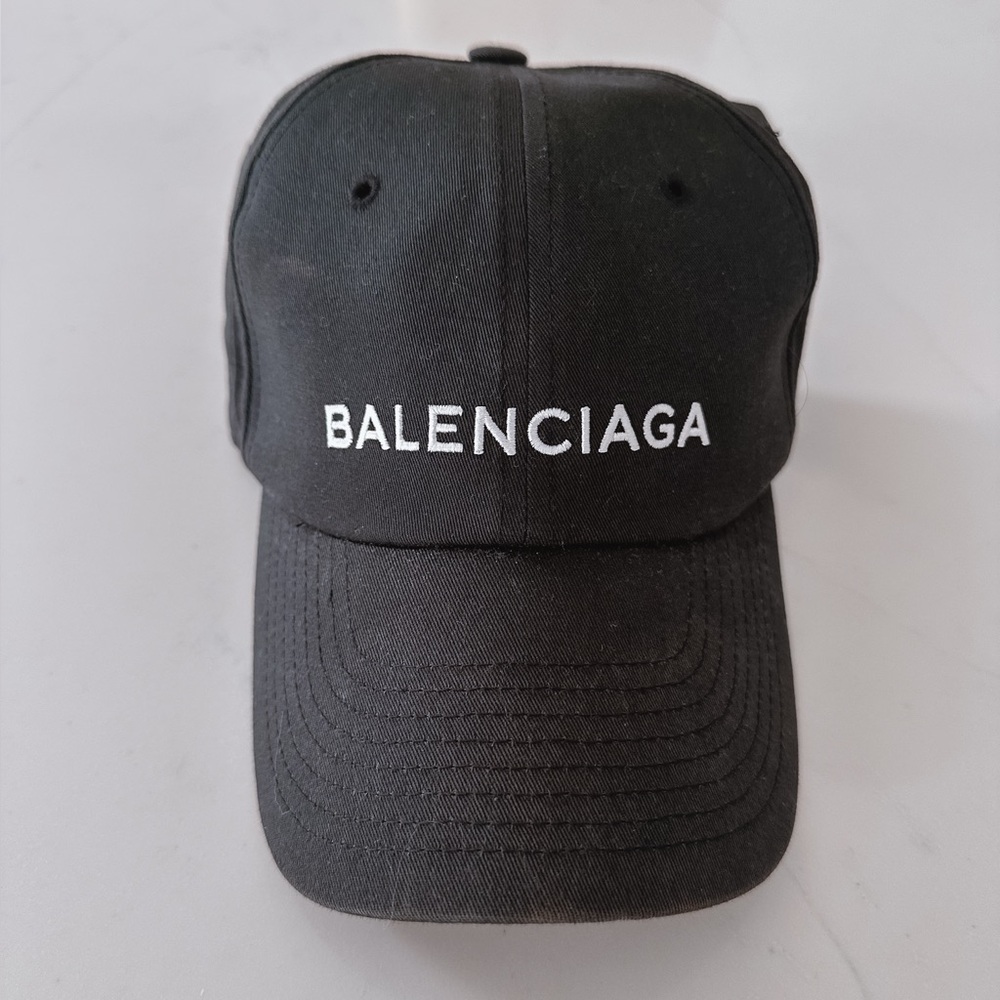 Balenciaga Classic Black Adjustable Hat